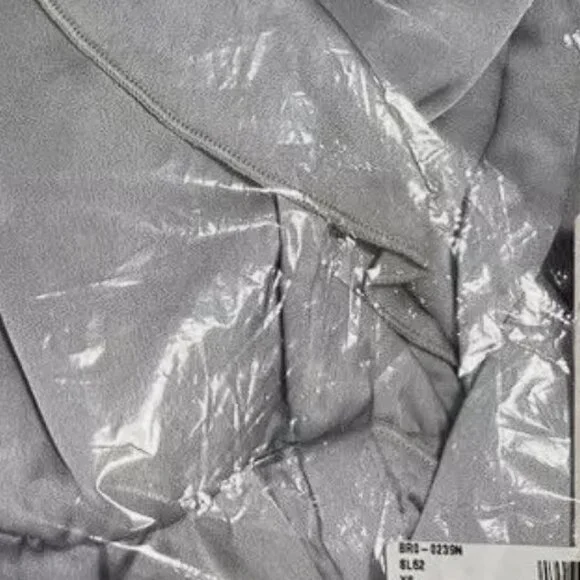 SHOW ME YOUR MUMU Samantha Ruffle Wrap Dress Bridal Silver Luxe Satin Size Small - Picture 4 of 4